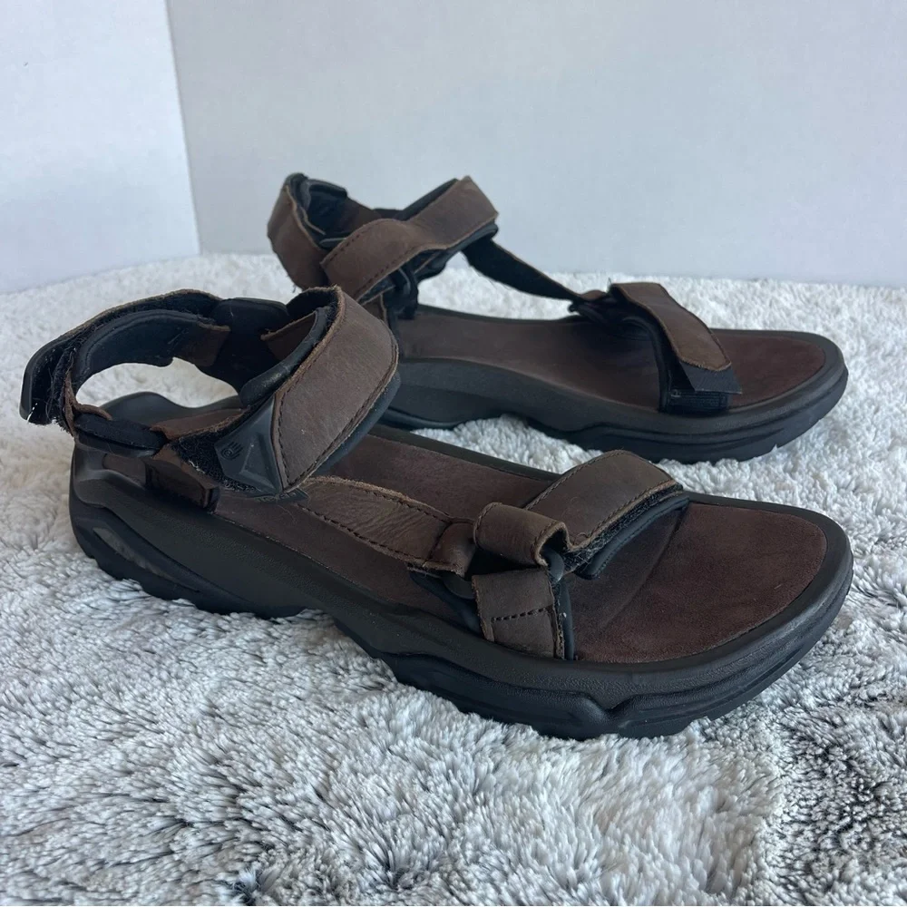 Men's Terra Fi 5 Universal Leather Hiking Sandal Size 10.5